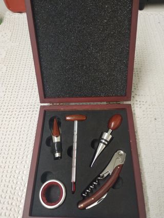 Kit Sommelier,con cofanetto legno