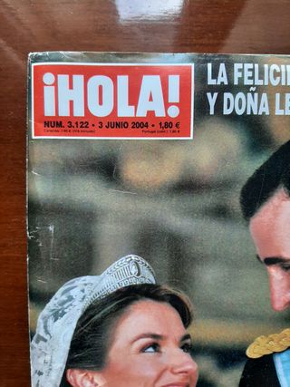 Revista ¡Hola!, 3 de junio de 2004