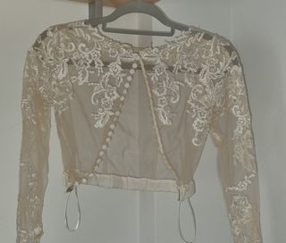 Sobre mangas para de bajo vestido novia