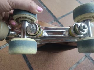 Patines artísticos: Cuero negro
