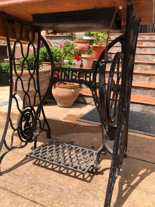 Maquina de coser antigua singer