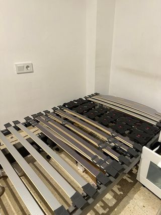 Cama articulada eléctrica - Gris y Negra