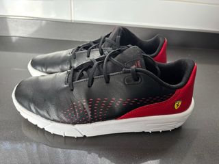 Zapatillas Puma Ferrari niño - rojas y negras