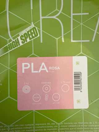 Filamento PLA Impresoras3D Rosa - Alta Velocidad