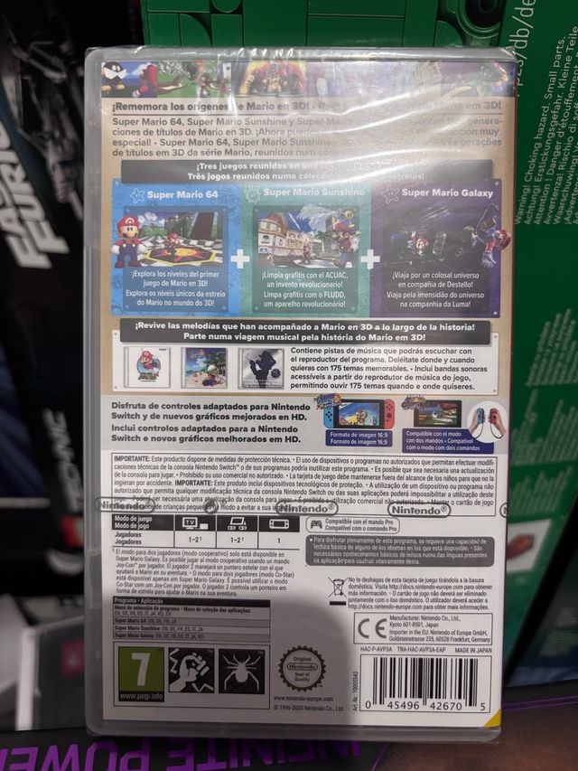 Precintado super mario 3d all stars switch