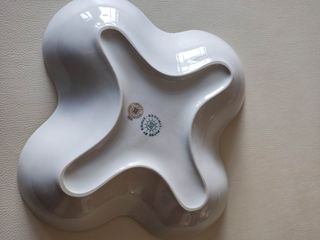 Centrotavola Limoges - Porcellana rosa e bianca