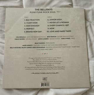 Bellrays - Punk Funk Rock Soul Vol. 2 LP disco vin
