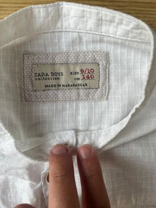 Camisa Corta NIÑOS Zara