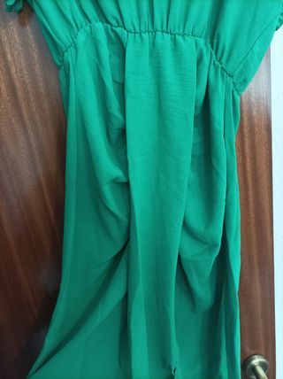 Vestido verde mujer