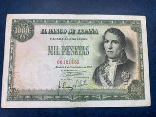 billete 1000 pesetas 1949