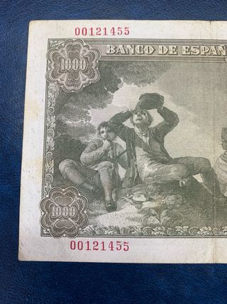 billete 1000 pesetas 1949
