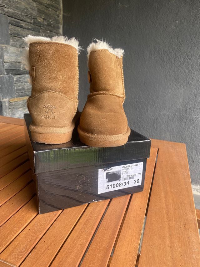 Botas Camelot Piel Marrón Talla 30