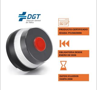 Luz de emergencia V16 conectada DGT