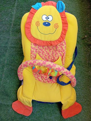 Hamaca mecedora infantil león