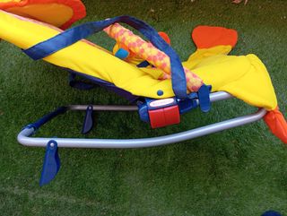 Hamaca mecedora infantil león