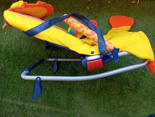 Hamaca mecedora infantil león