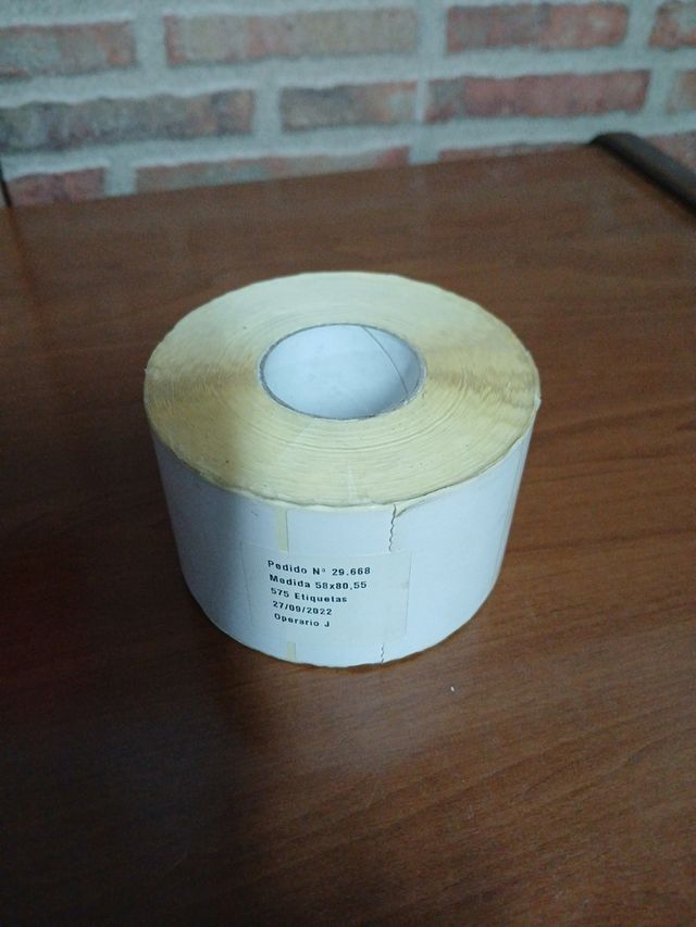 Etiquetas térmicas adesivas