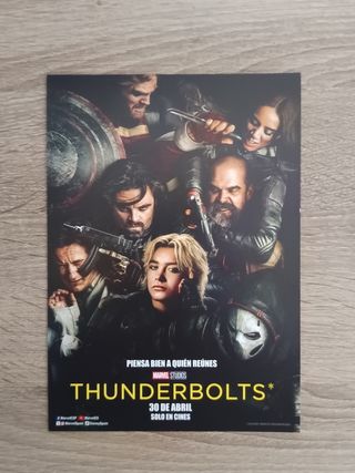 Mini Póster Thunderbolts Marvel
