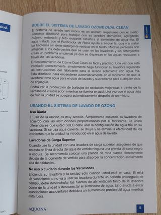 Conector NUEVO dual con ozono. SIN DETERGENTES