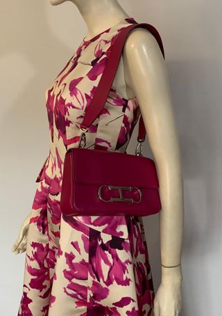 Bolso Carolina Herrera Initals color rosa nuevo