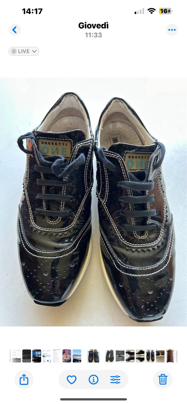 Sneakers Rossetti nere