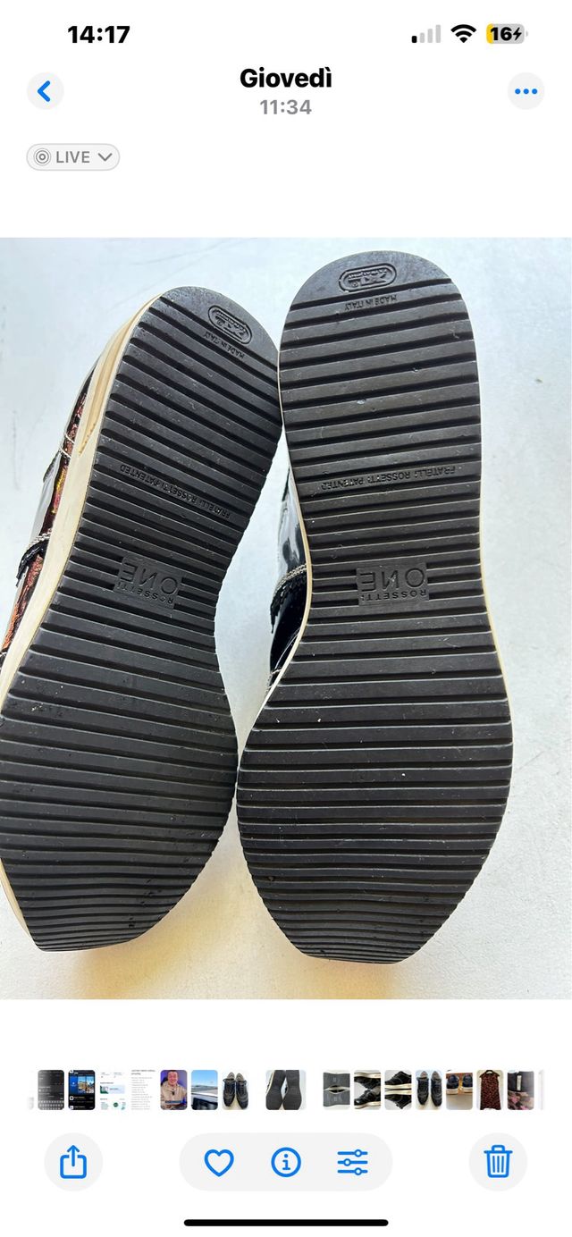 Sneakers Rossetti nere