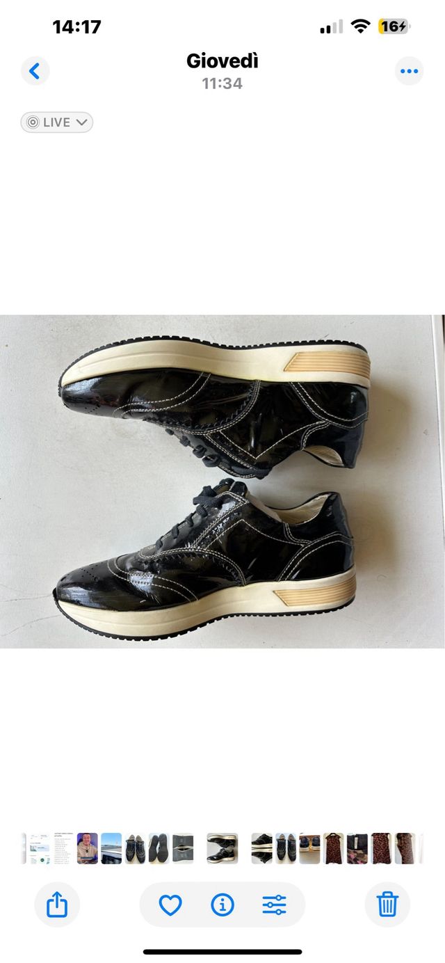 Sneakers Rossetti nere