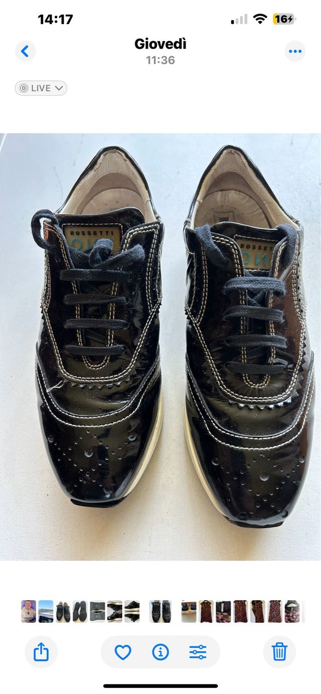 Sneakers Rossetti nere