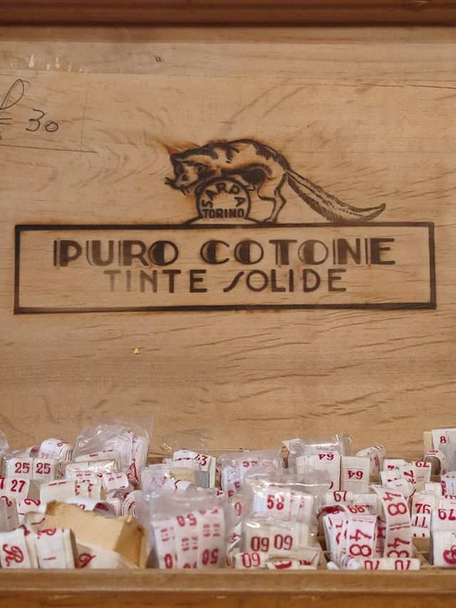Scatola vintage SARPA Torino - 100 etichette
