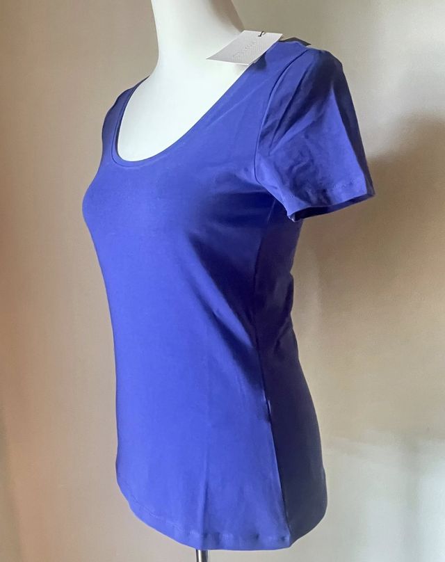 T-shirt Anna Field blu royal Tg M nuova