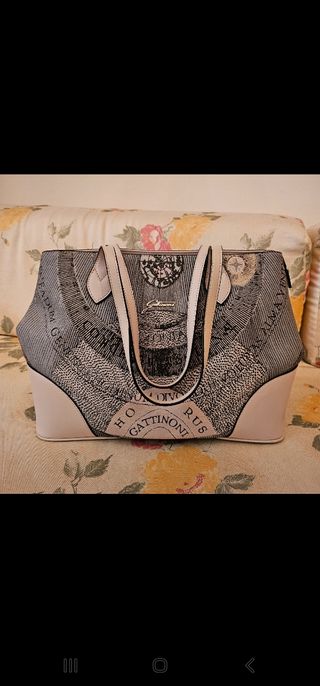 Borsa Gattinoni beige/grigio