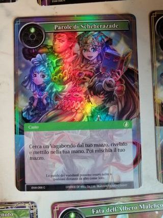 Blocco 78 Carte TCG Force of Will - LEL & ENW