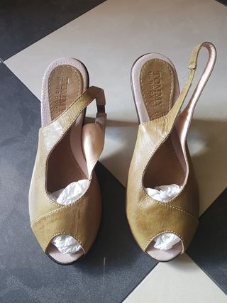 Sandalias Tommy Hilfiger - Piel - Verde Oliva