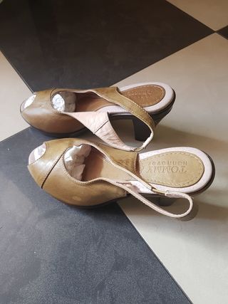 Sandalias Tommy Hilfiger - Piel - Verde Oliva