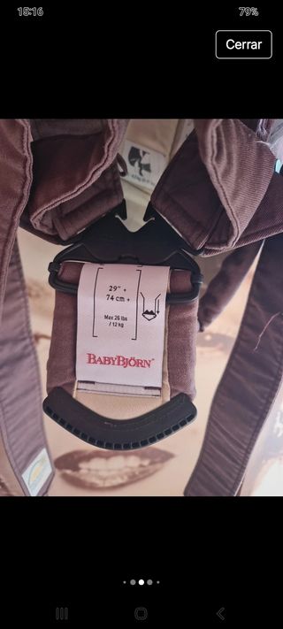 Portabebés babybjorn
