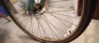 Bicicleta montaña adulto, verde claro