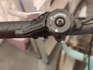 Bicicleta montaña adulto, verde claro