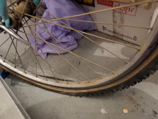 Bicicleta montaña adulto, verde claro