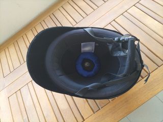 Casco equitación terciopelo negro HORZE