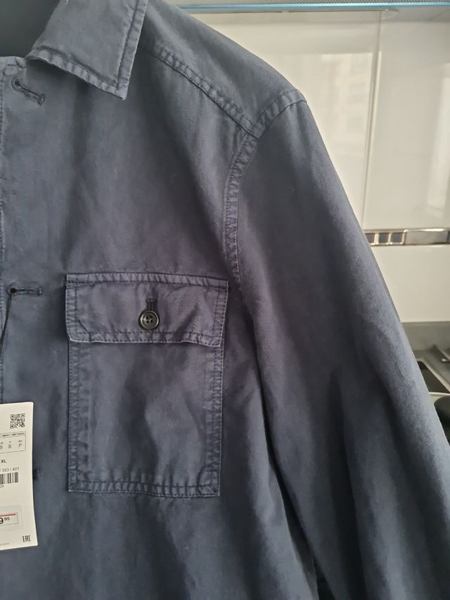 Camisa Zara azul - Talla S