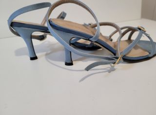 Zapatos tacón azul - Elegantes