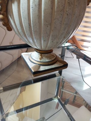 Mesa de cristal baja