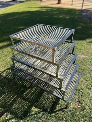 Griglia in ferro argentino 8mm 80x50cm