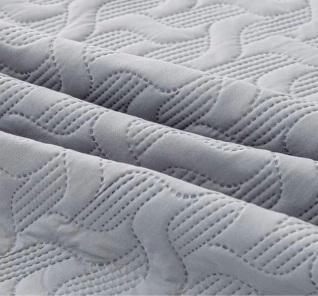 Edredón Cama 203x229cm - Gris y Morado