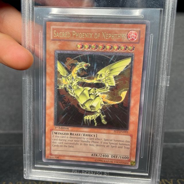 Sacred phoenyx of Nephthys Yugioh 1ed ultimate BGS 8 fenice sacra di nephtys