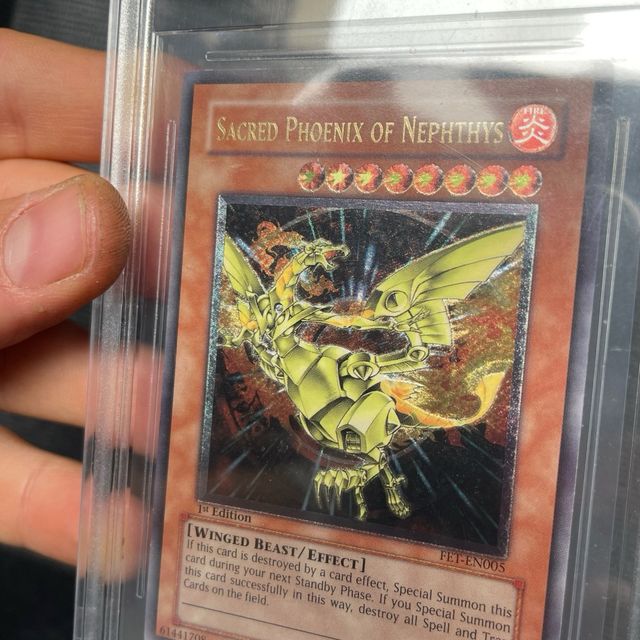 Sacred phoenyx of Nephthys Yugioh 1ed ultimate BGS 8 fenice sacra di nephtys
