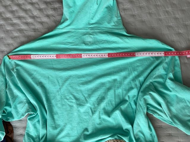 Sudadera capucha menta