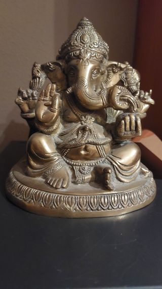 Ghanesa figura bronce.