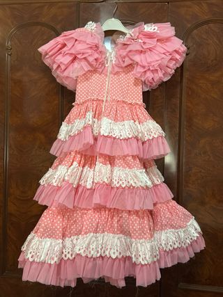 Traje de flamenca Niña HECHO A MANO