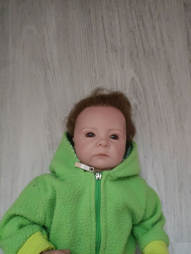 Baby doll Reborn, vestiti verdi